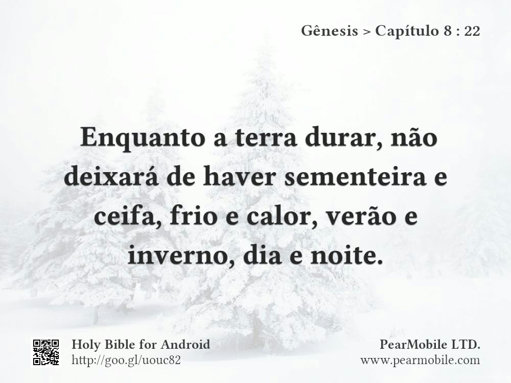 Gênesis, Capítulo 8:22